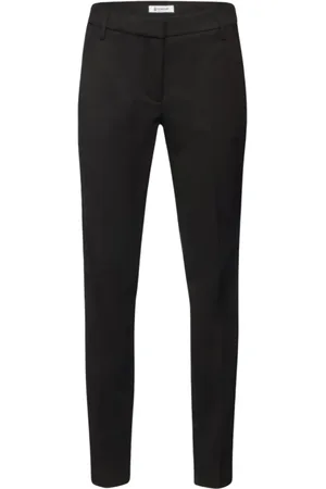 Dondup Broeken, Dames, Zwart, S, Leer, Hives Broek