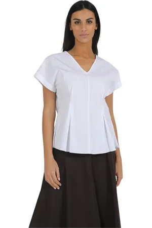 Aspesi Blouses & Shirts, Dames, Wit, M, Stijlvolle TOP voor Mannen