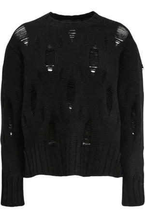 ALPHA STUDIO Truien, Dames, Zwart, S, Crew Neck Sweater