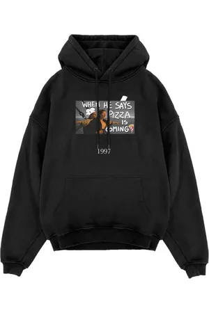Throwback. Sweatshirts & Hoodies, Dames, Zwart, 2Xs, Stijlvolle Fleece Trui