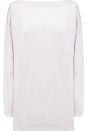 ALPHA STUDIO Truien, Dames, Wit, S, Boot Longsleeve Shirt