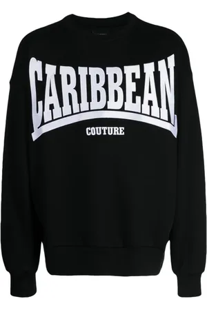 Botter Truien, Heren, Zwart, L, Katoen, Zwart Geborduurd Biologisch Katoenen Sweatshirt