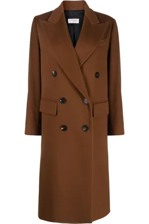 ALBERTO BIANI Mantels, Dames, Rood, S, Wol, Double-Breasted Coats