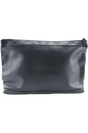 Balenciaga Pre-owned, Dames, Zwart, ONE Size, Leer, Pre-owned Leather clutches