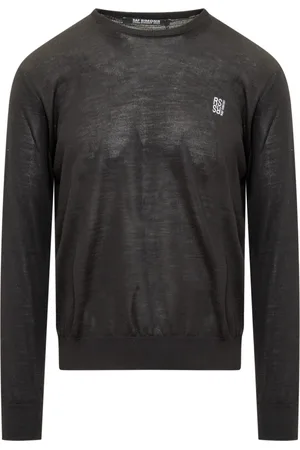 RAF SIMONS Truien, Heren, Zwart, M, Round-neck Truien