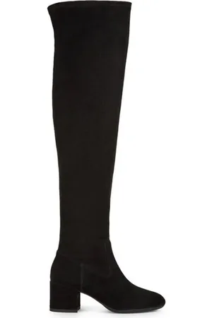 Geox Schoenen, Dames, Zwart, 36 EU, Leer, Zwarte Enkellaarzen voor Dames