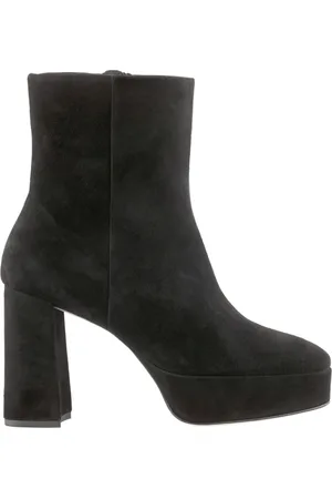 Högl Schoenen, Dames, Zwart, 39 EU, Zwarte Enkellaarsjes voor Dames