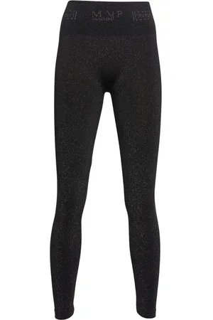 MVP Wardrobe Broeken, Dames, Zwart, S, Katoen, Metallic Leggings