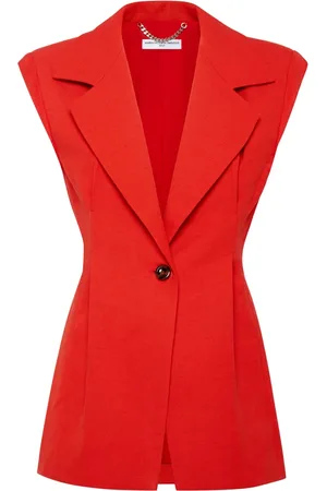 MVP Wardrobe Jassen, Dames, Rood, M, Katoen, Zonsondergang Gilet