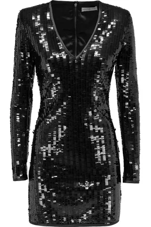 MVP Wardrobe Kleedjes, Dames, Zwart, XS, Polyester, LE Petit Ermitage Mini Jurk