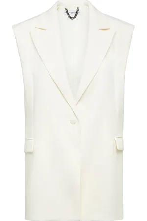 MVP Wardrobe Jassen, Dames, Wit, M, Polyester, Kenneth Vest