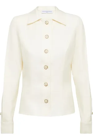 MVP Wardrobe Blouses & Shirts, Dames, Wit, S, Katoen, Melrose Shirt