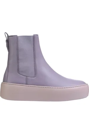 Högl Schoenen, Dames, Paars, 41 EU, Paarse Enkellaarsjes voor Dames