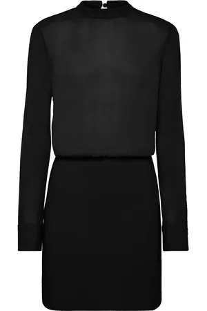MVP Wardrobe Kleedjes, Dames, Zwart, S, Polyester, Plaza Jurk