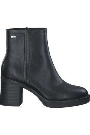 QS by s.Oliver Schoenen, Dames, Zwart, 40 EU, Zwarte Casual Gesloten Booties