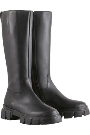 Högl Schoenen, Dames, Zwart, 37 EU, Leer, Zwarte Enkellaarzen voor Dames