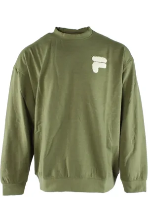 Fila Sweatshirts & Hoodies, Heren, Groen, 2Xl, Blauw Heren Vest