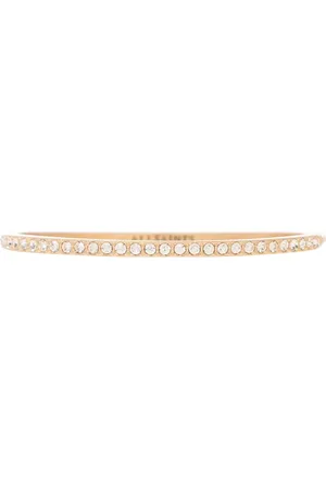 AllSaints Accessoires, Dames, Geel, ONE Size, Messing armband