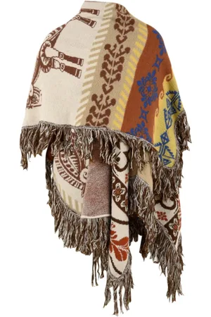 AKEP Jassen, Dames, Veelkleurig, ONE Size, Multi Colour Poncho Jas