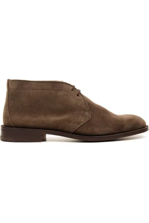 TRICKERS Schoenen, Heren, Bruin, 41 1/2 EU, Suède, Flint Suede Polo Laarzen