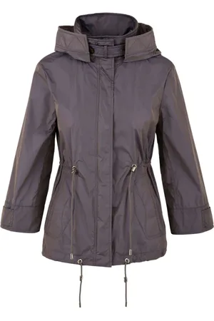 MOORER Jassen, Dames, Blauw, M, Bastet-Amc V2493 Grijze Jas voor Dames