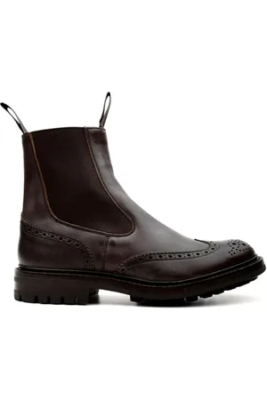 TRICKERS Schoenen, Heren, Bruin, 40 EU, Leer, Henry Leren Laarzen