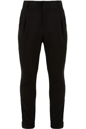 D.A. Daniele Alessandrini Broeken, Heren, Zwart, 2Xl, Zwarte Broek voor Heren