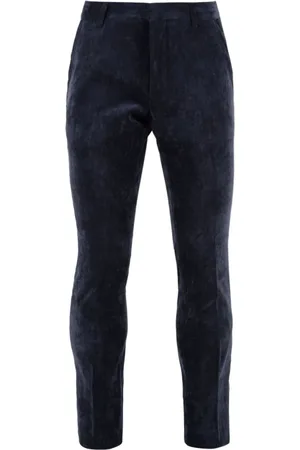 D.A. Daniele Alessandrini Broeken, Heren, Blauw, L, Blauwe Slimato Broek