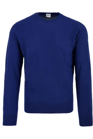 Aspesi Truien, Heren, Blauw, L, Blauwe Sweaters voor Heren