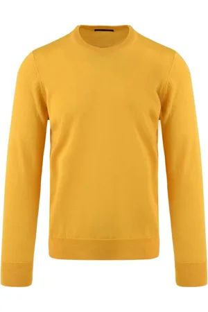 D.A. Daniele Alessandrini Sweatshirts & Hoodies, Heren, Geel, S, Gele Sweaters voor Heren