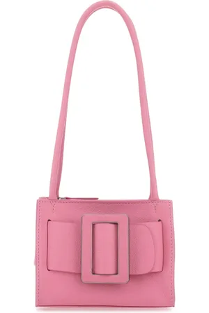 BOYY Tassen, Dames, Roze, ONE Size, Leer, Zachte Roze Leren Schoudertas