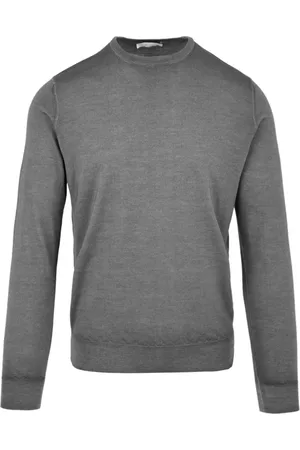 FILIPPO DE LAURENTIIS Sweatshirts & Hoodies, Heren, Grijs, M, Y26102 300 Stalen Trui