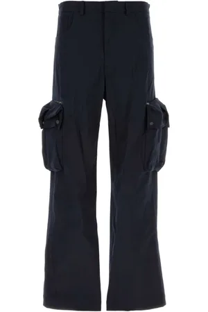 Botter Broeken, Heren, Blauw, S, Katoen, Stretch Katoenen Cargo Broek
