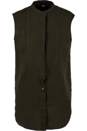 Aspesi Jassen, Dames, Groen, XS, Militaire Stijl Shirts