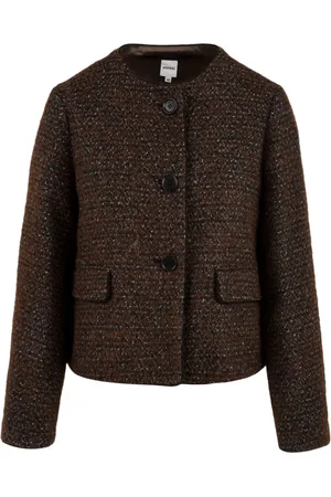 Aspesi Jassen, Dames, Bruin, M, Bruine Jas voor Dames
