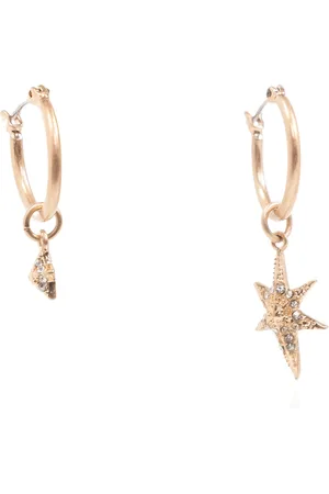 AllSaints Accessoires, Dames, Geel, ONE Size, Oorbellen met bedels