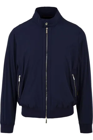 MOORER Jassen, Heren, Blauw, 2Xl, Blauwe Alberti-KN Indaco Jas