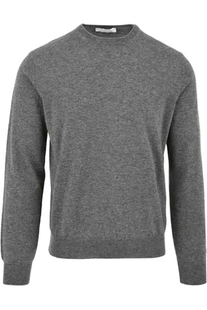 FILIPPO DE LAURENTIIS Truien, Heren, Grijs, L, Kasjmier, Cashmere Trui voor Heren