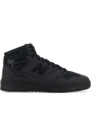 JUNYA WATANABE Schoenen, Heren, Zwart, 40 EU, Zwarte Leren en Mesh Sneakers