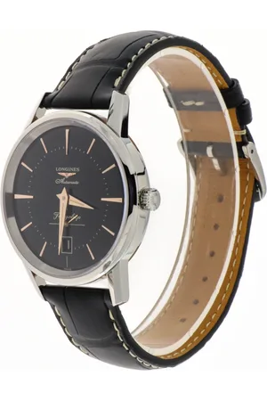 Longines Accessoires, Dames, Zwart, ONE Size, Flagship Heritage Automatisch Horloge
