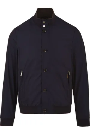 MOORER Jassen, Heren, Blauw, M, Blauwe Mezzano-KM Jas