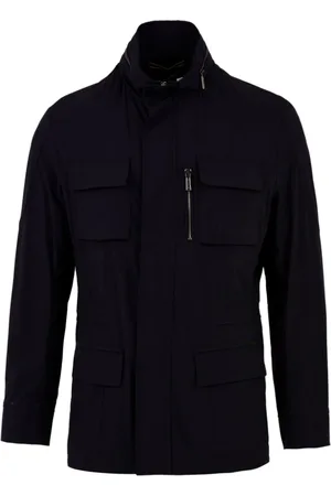 MOORER Jassen, Heren, Blauw, L, Manolo-KN Jas