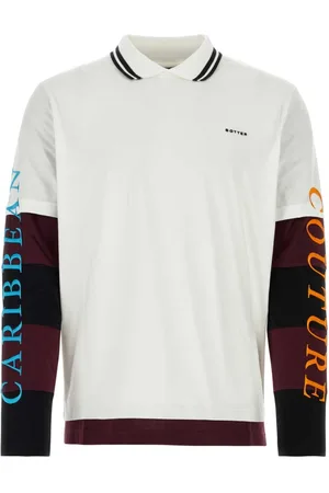 Botter Tops, Heren, Wit, S, Katoen, Multicolor katoenen poloshirt