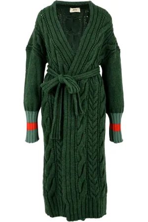 AKEP Nachtkleding & Lounge, Dames, Groen, S, Groene Jas voor Vrouwen