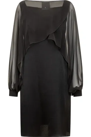 Alberta Ferretti Kleedjes, Dames, Zwart, S, Elegante Abito Jurk