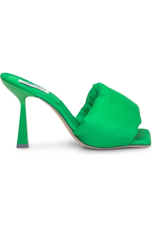 Sebastian Schoenen, Dames, Groen, 37 EU, Platte Sandalen Mule H.95