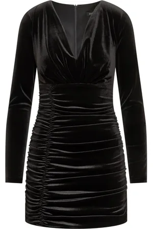 ACTUALEE Kleedjes, Dames, Zwart, L, Scoop Neck Jurk