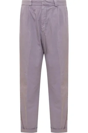 AMISH Broeken, Heren, Paars, M, Denim, Straight Jeans