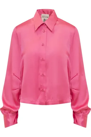 SEMICOUTURE Blouses & Shirts, Dames, Roze, S, Alaina Overhemd