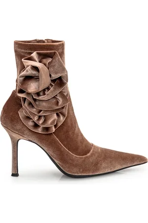 Jeffrey Campbell Schoenen, Dames, Roze, 37 EU, Florette Flesh Laarzen